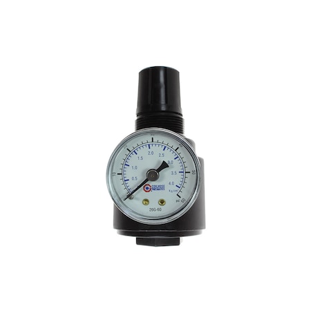 Coilhose Pneumatics 3/8" Regulator w/Gauge 0-25 PSI 26R3-GJ